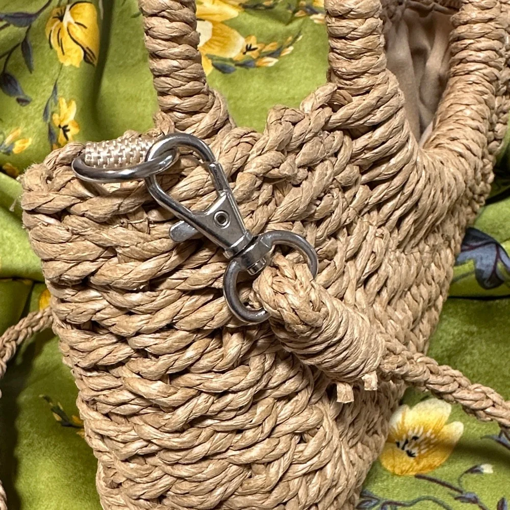 Handwoven Tan Women Bag